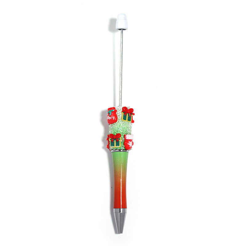 【DPC】10 Pcs Christmas Sugar DIY Beadable Pen DIY BEADS