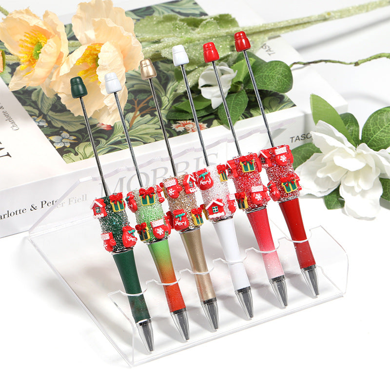 【DPC】10 Pcs Christmas Sugar DIY Beadable Pen DIY BEADS