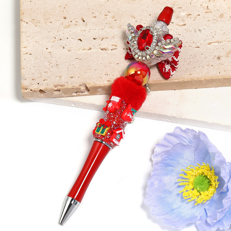 【DPC】10 Pcs Christmas Sugar DIY Beadable Pen DIY BEADS