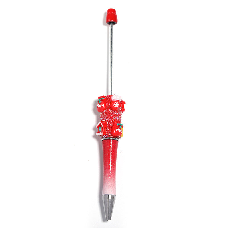 【DPC】10 Pcs Christmas Sugar DIY Beadable Pen DIY BEADS