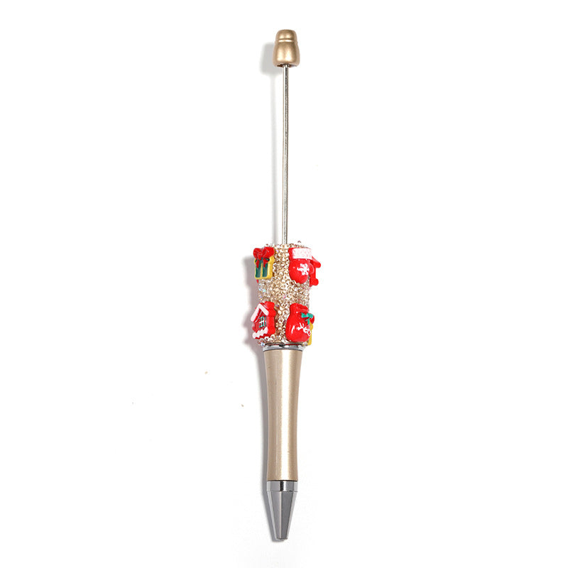 【DPC】10 Pcs Christmas Sugar DIY Beadable Pen DIY BEADS