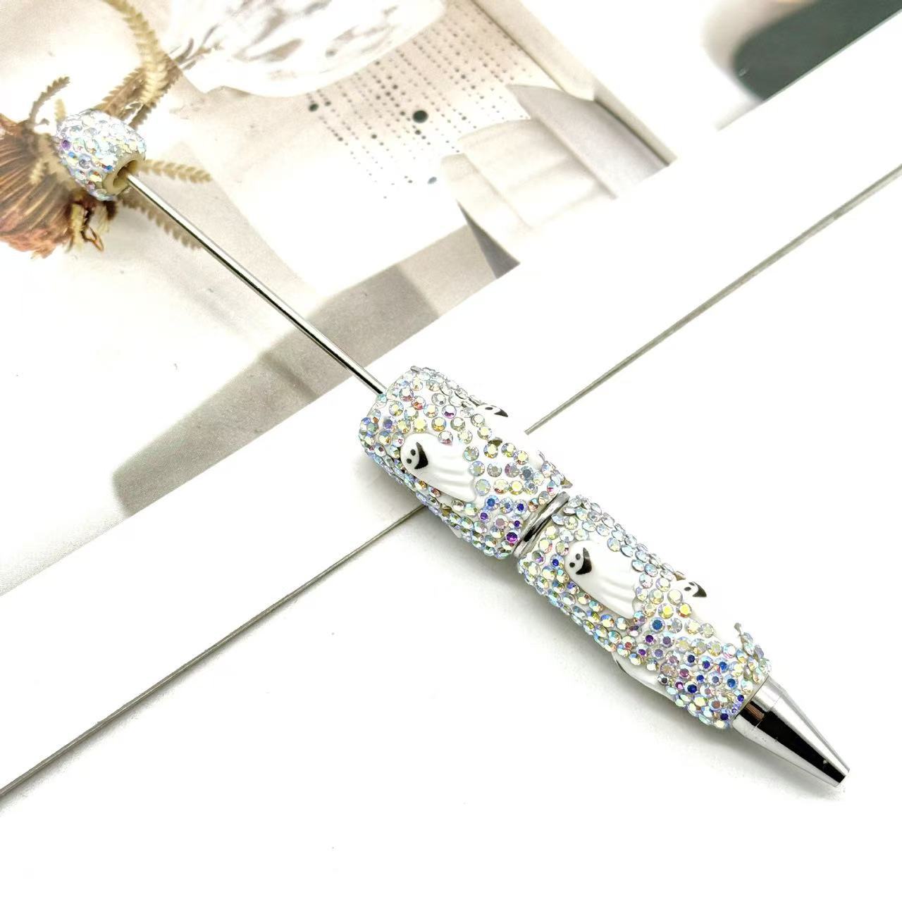 【DPC】10 Pcs Halloween Full-Diamond Beaded Pen DIY BEADS