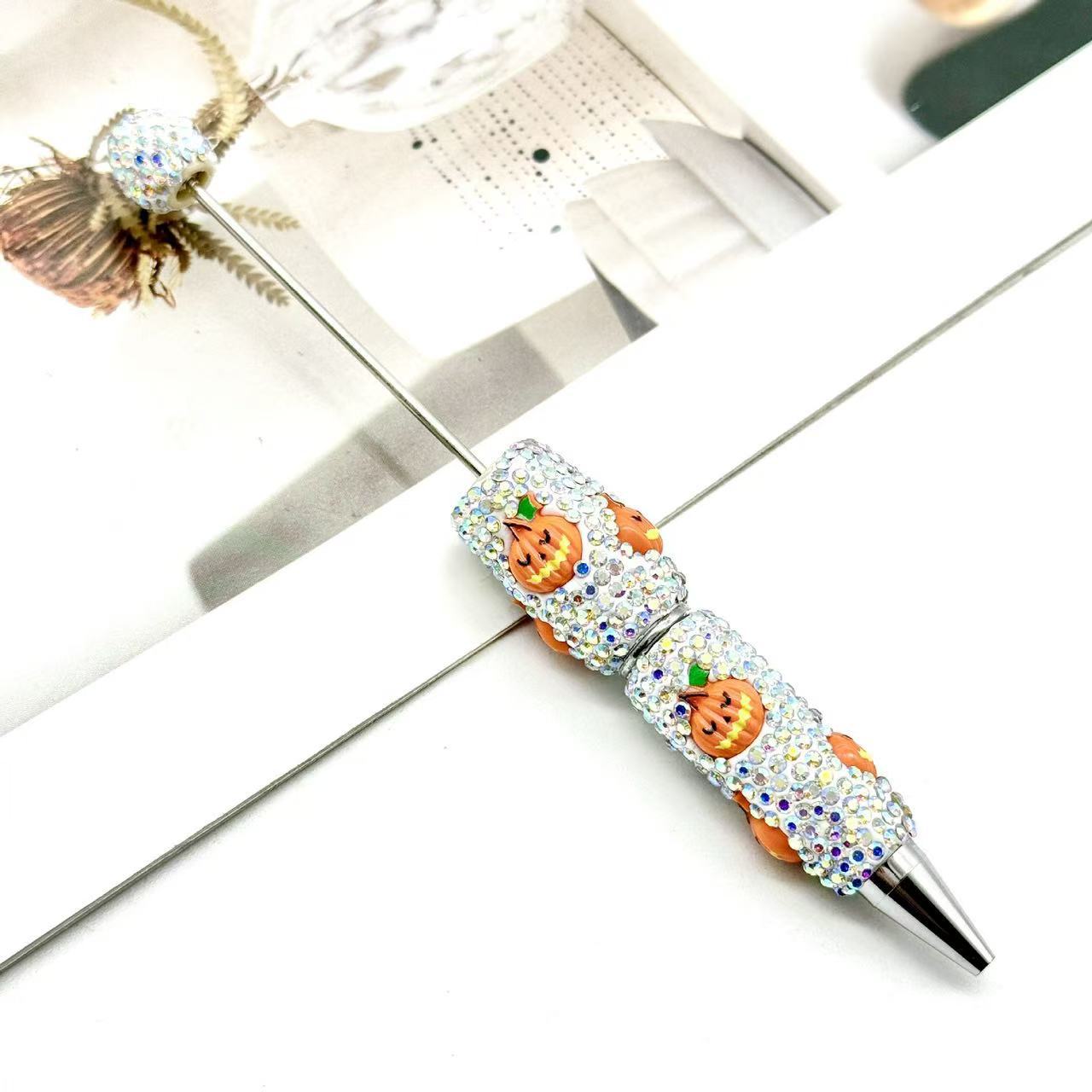 【DPC】10 Pcs Halloween Full-Diamond Beaded Pen DIY BEADS