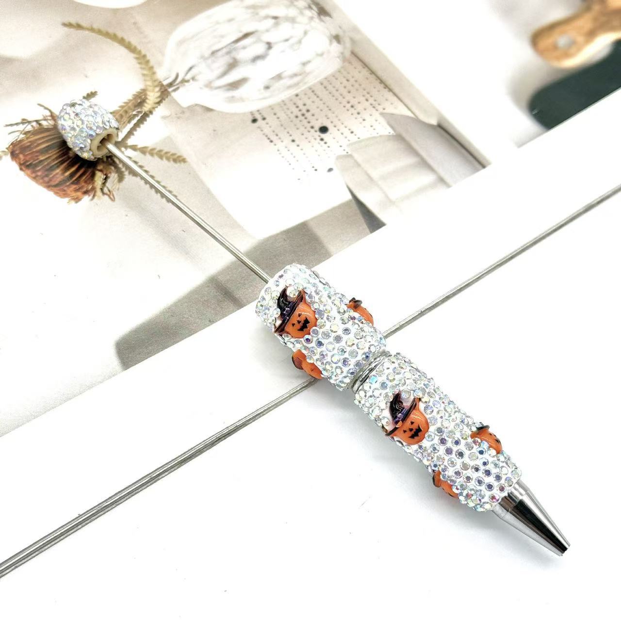 【DPC】10 Pcs Halloween Full-Diamond Beaded Pen DIY BEADS