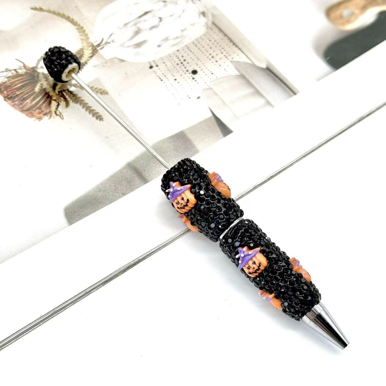 【DPC】10 Pcs Halloween Full-Diamond Beaded Pen DIY BEADS