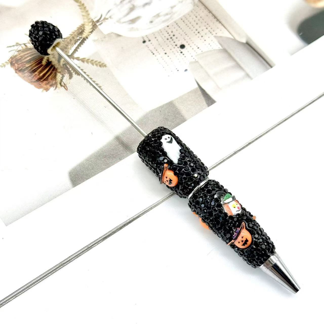 【DPC】10 Pcs Halloween Full-Diamond Beaded Pen DIY BEADS