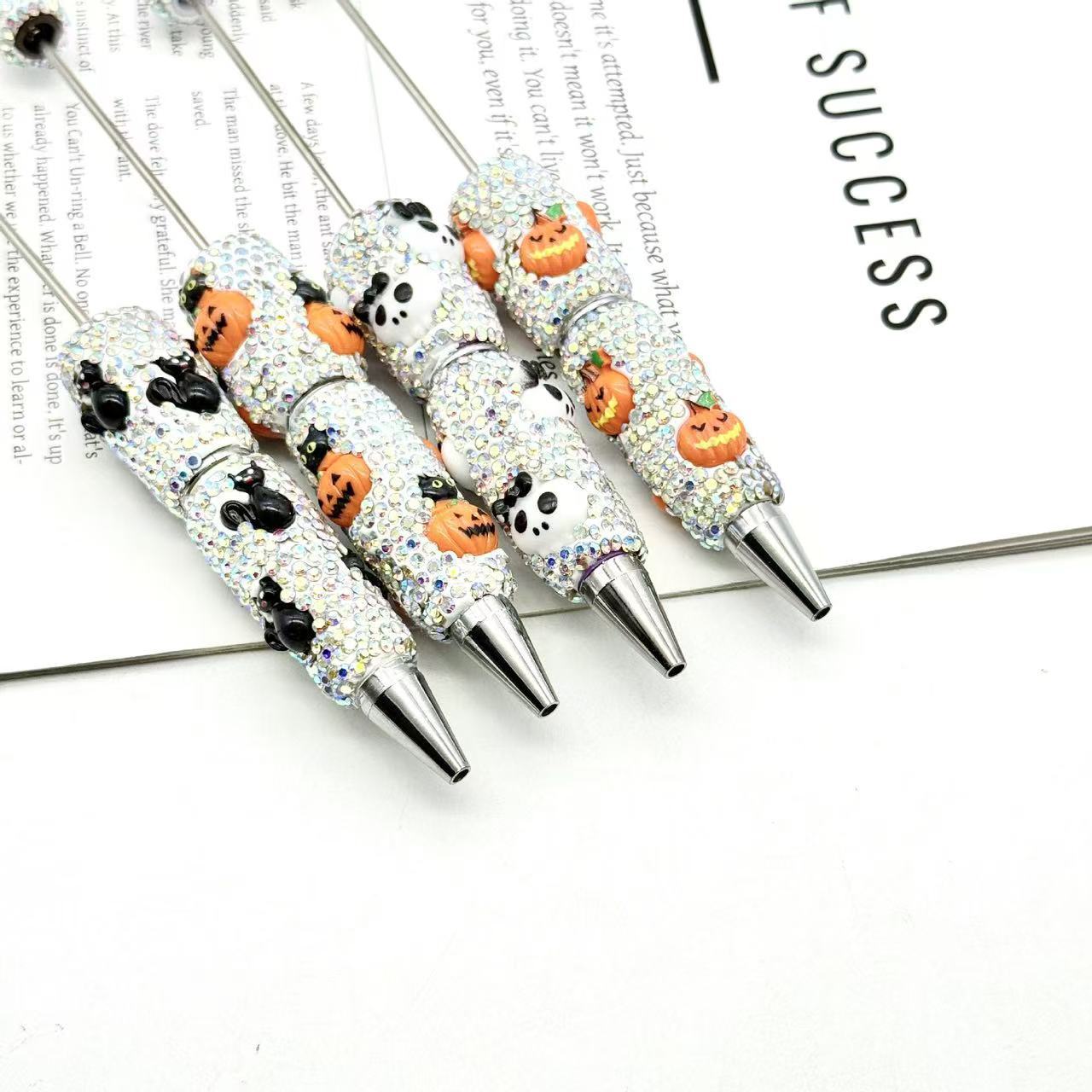 【DPC】10 Pcs Halloween Full-Diamond Beaded Pen DIY BEADS