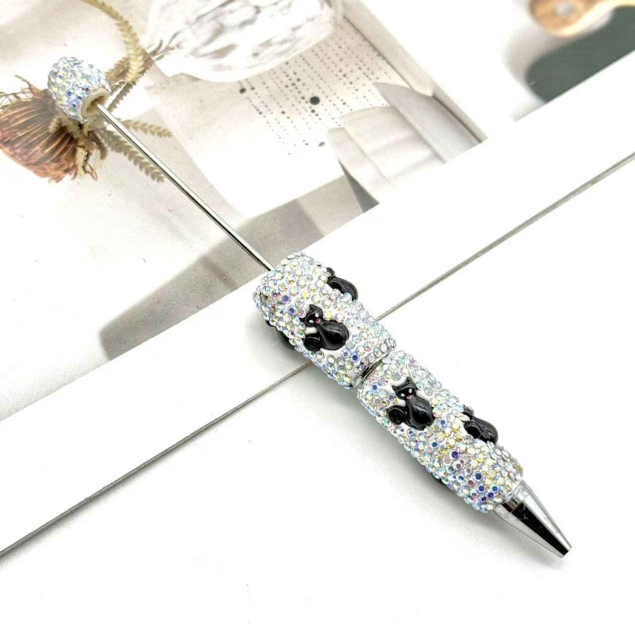 【DPC】10 Pcs Halloween Full-Diamond Beaded Pen DIY BEADS