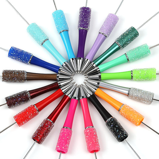 【DPC】15 Pcs Full Star Sugar Diamond Beadable Pen - DIY BEADS