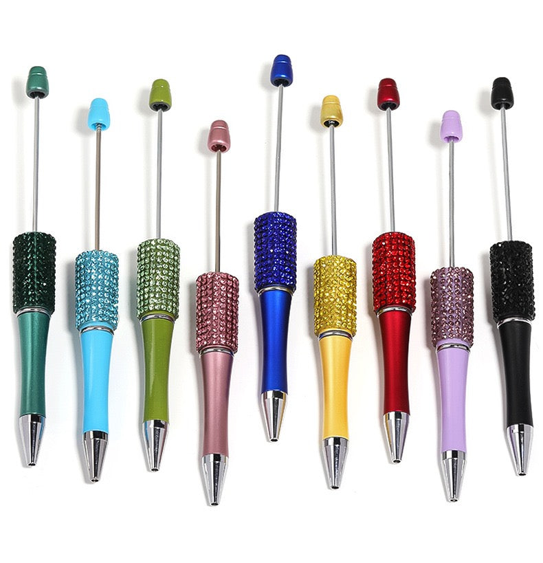 【DPC】15 pcs Beadable Pen - DIY BEADS Rhinestone Beaded Pen