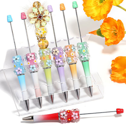 【DPC】10 pcs Beadable Pen - Diy Beads Creative Flowers Full of Stars Sanding Pen Handmade Diy Beading pen