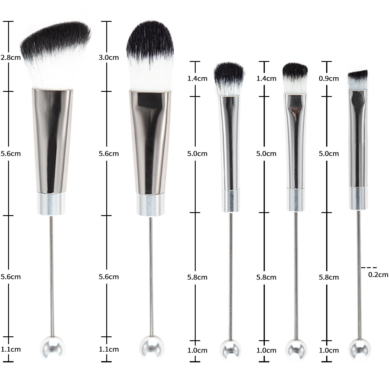 【D.P.C】DIY MAKEUP BRUSH DIY BEADS